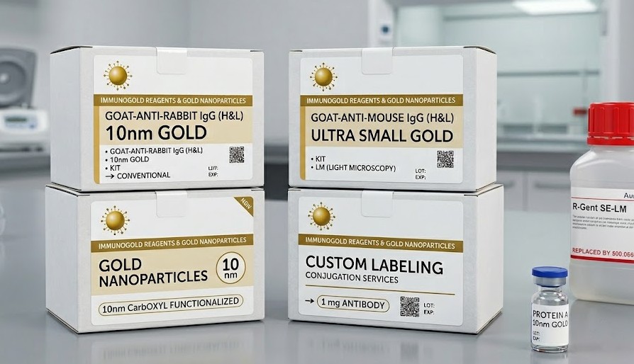 Anionic tracer Conventional 6-nm gold